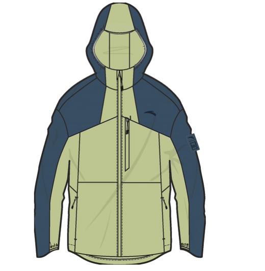 安踏正品男梭织运动上衣2025夏新款时尚潮连帽防晒风衣152526608 商品图0