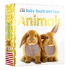 DK宝宝触摸书 动物 英文原版绘本 Baby Touch and Feel Animals 幼儿英语单词启蒙认知 早教益智 亲子互动图画书 英文版进口纸板书 商品缩略图0