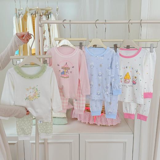 【59元起2套】儿童秋季纯棉家居服 男女童卡通可爱秋衣秋裤睡衣 商品图1