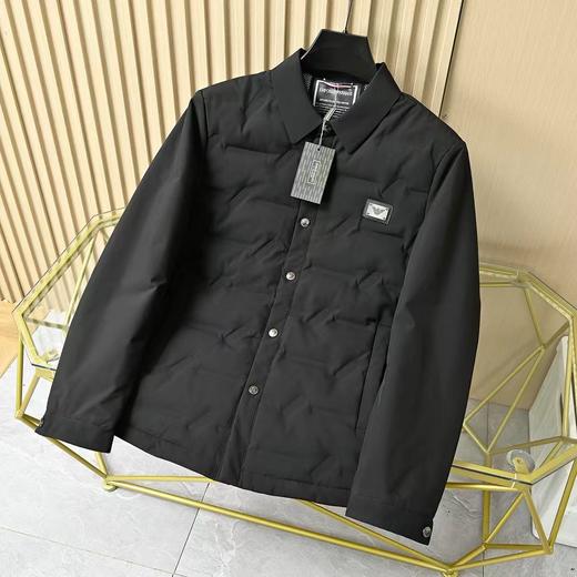 啊玛尼EA7 轻便保暖商务行政休闲纯色羽绒服外套 商品图3