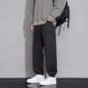 【加绒款】罗蒙秋冬款男士休闲裤束脚设计侧边隐形袋子拉链款式腰部抽绳设计舒适百搭长裤子 商品缩略图9