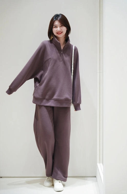 【高品质私服】【IC棉牦牛拉绒卫衣阔腿裤】手感温润，柔软亲肤,兼具舒适度与保暖性G0743/G1138-CC【无标出货 介意慎拍】 商品图1