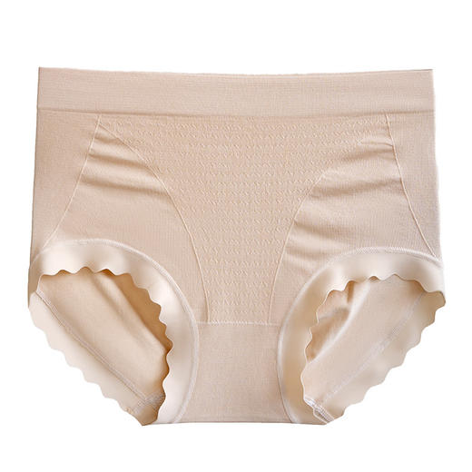 【YW】无忧购35元2件，45元3件收腹提臀透气内裤抗菌无缝桑蚕丝养护温变抑菌裆MZ3881-9（截单后3-5天发货) 商品图4