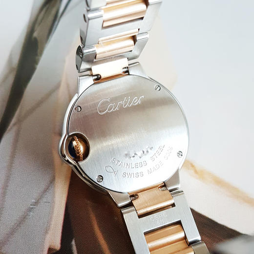 【95新】CARTIER 卡地亚W6920034蓝气球系列石英机芯精钢/18K黄金28MM（女款）311025NJS31 商品图6