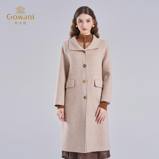 【羊绒】乔万尼秋冬新款羊毛大衣羊绒毛呢外套高级感ET4A871 商品图1