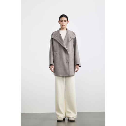 商场同款PURE TOUCH女装25秋冬软糯高腰直筒休闲裤松紧腰加厚长裤 商品图6