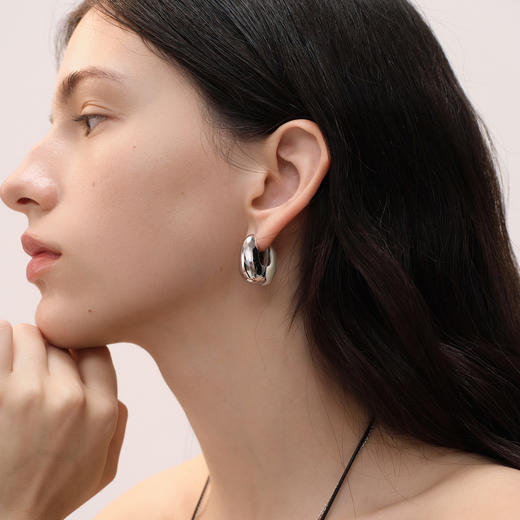 ARSIS｜流光系列 流光云雾两戴耳扣 大号 商品图5