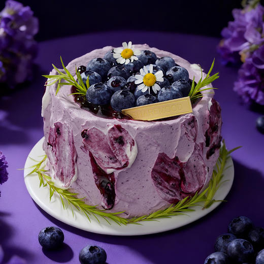 【幽谷 · 蓝莓秘境】蓝莓酸奶轻乳酪 商品图7