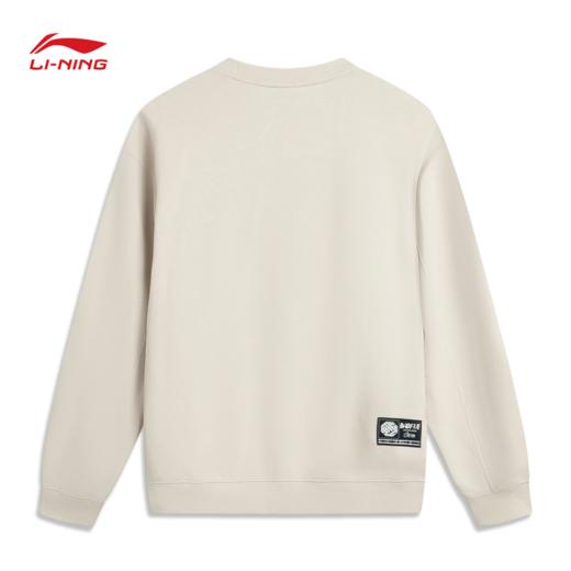 李宁反伍BADFIVE男子加绒保暖宽松套头卫衣AWDV879 商品图3