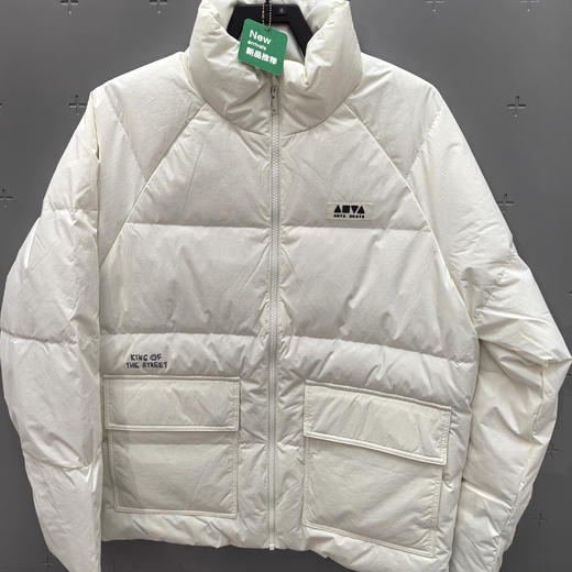 安踏男2025冬季新款保暖防风防泼水立领宽松外套羽绒服172548911 商品图1