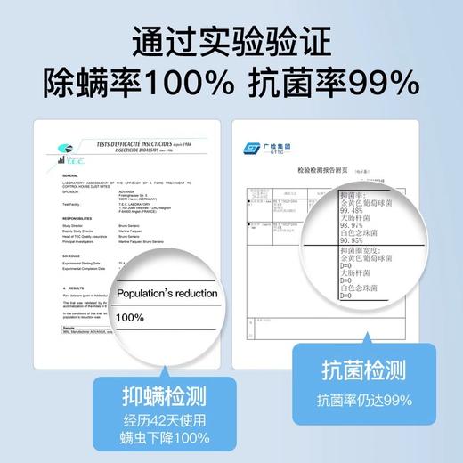 舒飘儿Blue防螨yi菌小蓝枕 儿童定型枕 I A类母婴级 纯棉面料 德国防螨yi菌芯料 根据身高科学设计儿童枕高，有利儿童颈椎发育 商品图4