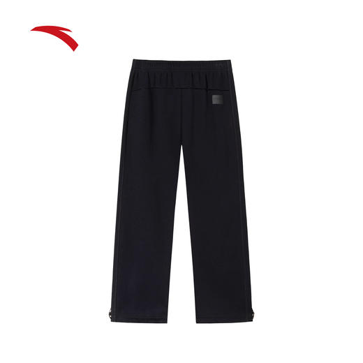 安踏美式休闲长裤男士冬季新款加绒保暖宽松直筒阔腿裤152547311N 商品图0