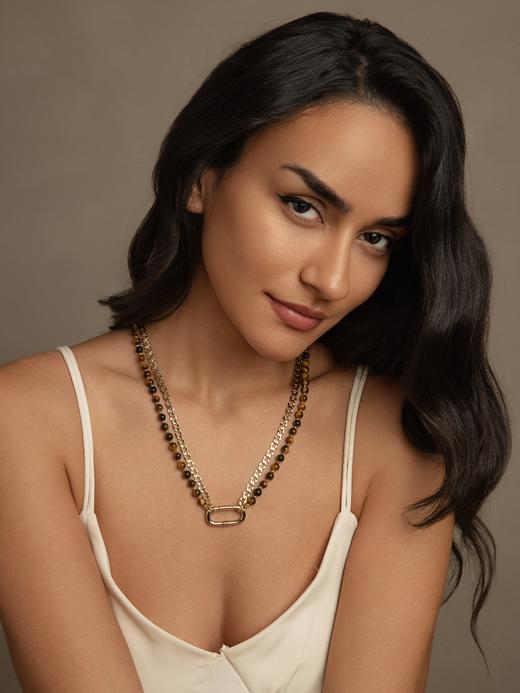 SOL DE VERANO 格兰纳达虎眼石项链 商品图4