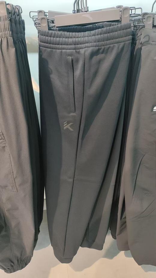 安踏男裤2025冬新款篮球KT加绒直筒休闲针织运动长裤152541301N 商品图0