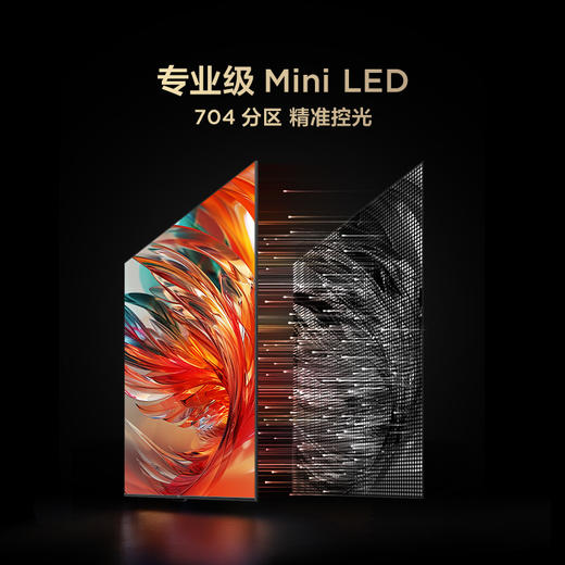 【FFALCON雷鸟】鹤6 PRO 25款 75英寸 MiniLED满血机芯 一级能效智能平板电视机 75英寸 无开机广告 75S595C Pro 商品图4