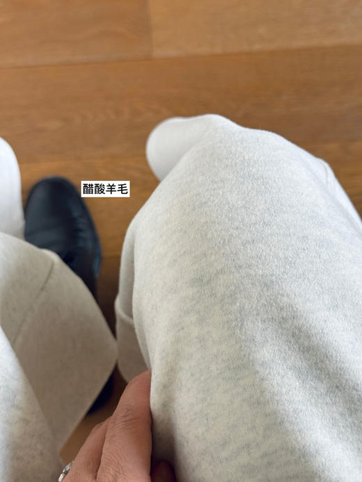 25秋冬--时髦廓形腿型救星！醋酸羊毛九分毛呢裤。自留闭眼入！ 商品图12