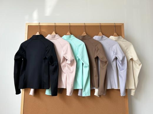 迪桑特秋冬季女士修身立领长袖加绒打底外套 ye 334649 商品图1