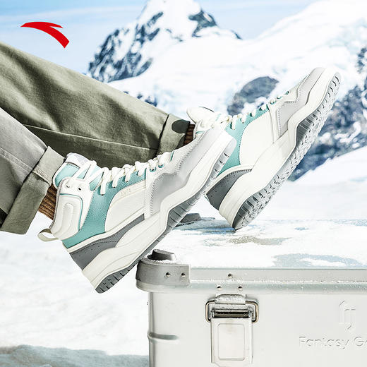 安踏满贯丨加绒保暖高帮板鞋大棉鞋男冬季加厚运动鞋112548973 商品图3