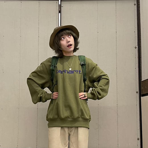 原单卡特羊羔毛加绒卫衣 商品图0