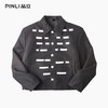 PINLI品立2025秋冬新款撞色垫肩休闲夹克男潮牌翻领短款西服外套GD253104157 商品缩略图5