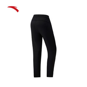 安踏加绒针织运动卫裤女士冬季新款健身跑步直筒长裤子162547308N