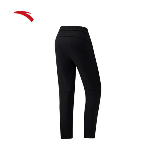 安踏加绒针织运动卫裤女士冬季新款健身跑步直筒长裤子162547308N 商品图0