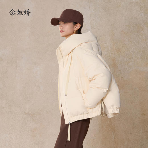 【商场同款】CNO5004 “2色元气羽绒服 ” 轻暖90白鹅绒 暖意十足 连帽羽绒服 商品图12