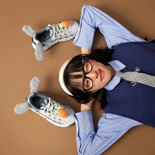 李宁迪士尼疯狂动物城联名系列曲奇鞋女子减震回弹经典休闲鞋AGCV254 商品图2