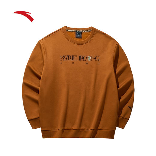 安踏凯里·欧文系列丨卫衣男女同款加绒保暖套头衫上衣172441720N 商品图1