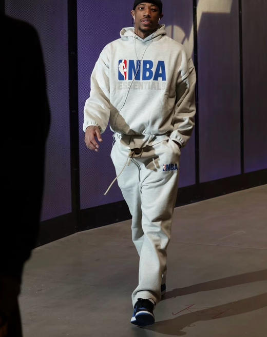 essFOG联名NBA加绒连帽卫衣卫裤套装 商品图2