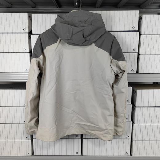 安踏冲锋衣两件套男冬新款防泼水暖绒梭织连帽外套152546605 商品图3