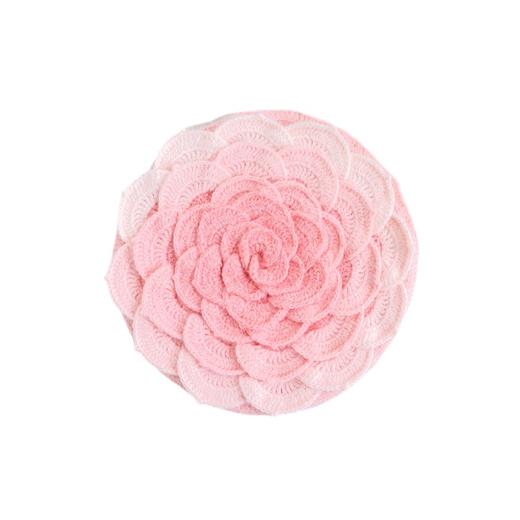 苏苏姐家渐变花朵抱枕套手工diy编织钩针梦羽毛线团自制抱枕材料包 商品图3