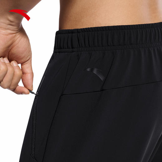 安踏运动长裤男冬季新款加绒保暖卫裤跑步训练针织裤子152547307N 商品图4