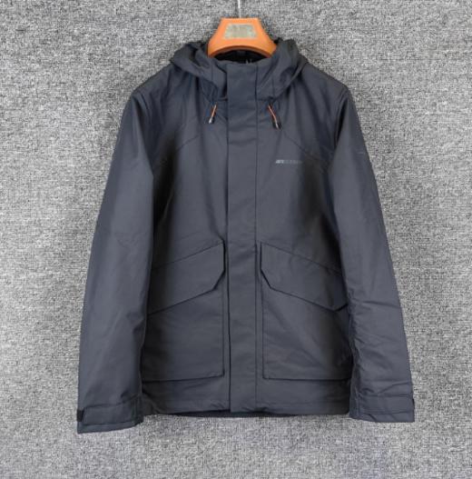 安踏冲锋衣男2025冬新款加厚保暖宽松梭织连帽防风外套152546607S 商品图0