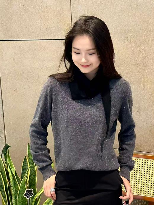 绵羊毛珠片纱毛衫FCF3WST090 商品图8