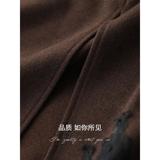 COCOBELLA女人味蕾丝刺绣半身裙新款直筒针织中长裙HS3113-3 商品图4