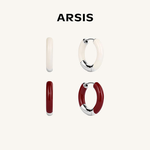 ARSIS｜流光系列 流光云雾耳扣 商品图0
