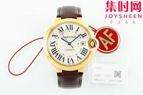 AF卡地亚蓝气球系列 蓝气球42系列男款 大号42mm 罗马面 黄金白盘 男士腕表