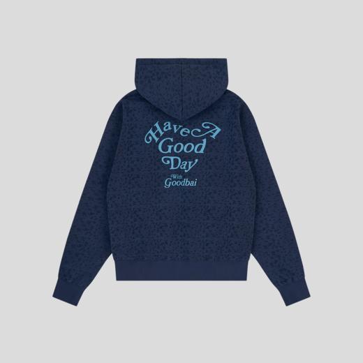 GOODBAI 'HAVE A GOOD DAY'印花碎花连帽卫衣 商品图4