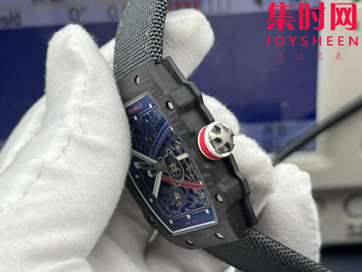 【贵重物品】只适合高端玩家 理查德米勒RM67-02 V3版 震撼登场！男士腕表 黑法国配色 一体机 摆轮会动 商品图5