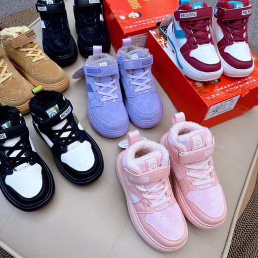 清仓秒杀💥正品ABC中大童加绒休闲运动鞋，行走的小暖炉👍原盒发货～ 商品图8