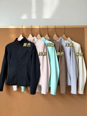 迪桑特秋冬季女士修身立领长袖加绒打底外套 ye 334649