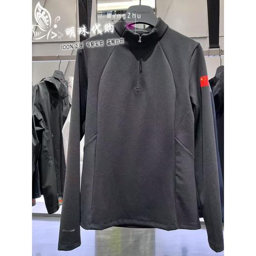 安踏冠军全天候2025冬新半拉链拼接女长袖针织衫162540401 商品图1