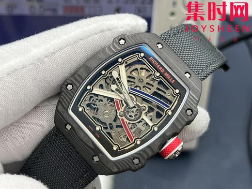 【贵重物品】只适合高端玩家 理查德米勒RM67-02 V3版 震撼登场！男士腕表 黑法国配色 一体机 摆轮会动 商品图2