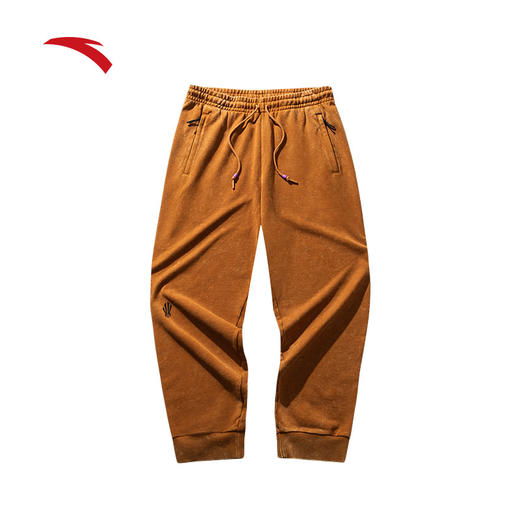 安踏凯里·欧文系列丨美式运动长裤男纯棉耐磨黑色裤子172441303 商品图0