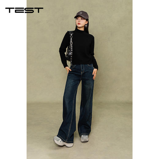 冬上新宽松显瘦慵懒风百搭打底衫1254109 商品图1