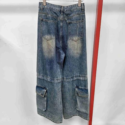 NC&水洗做旧链条工装牛仔裤50821 秋季 050963222577 商品图1