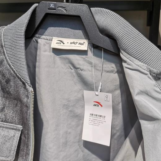 安踏正品2024女秋冬季运动休闲时尚潮流宽松短款单夹克162448603 商品图3