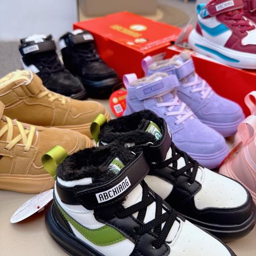 清仓秒杀💥正品ABC中大童加绒休闲运动鞋，行走的小暖炉👍原盒发货～ 商品图9