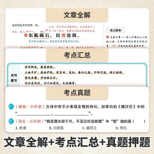 【斗半匠】小学古诗词文言文考点真题完全解读同步新课本吃透小古文 商品图3